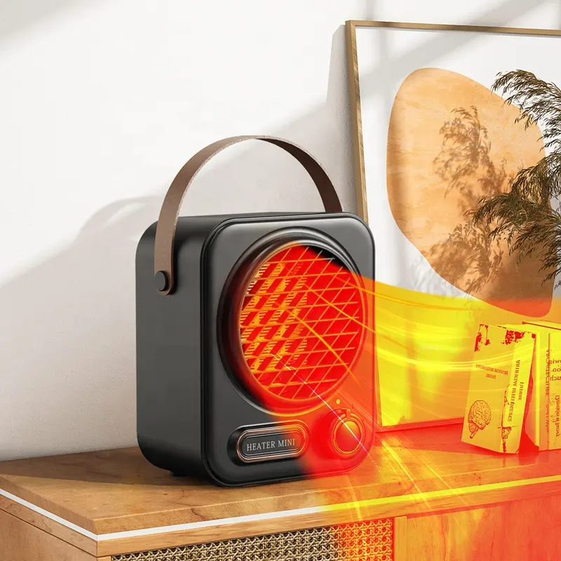 2023 Best Selling Space Heater Fan Portable Ptc Electric PTC Heaters Personal Desktop Home Room Office Mini Fan Heater