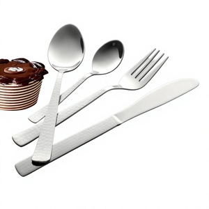 Vaisselle utilitaire en acier inoxydable ensemble de couverts et couverts personnalisés votre logo privé imprimé hôtels couverts ensemble d'argenterie vente - Product Image 1