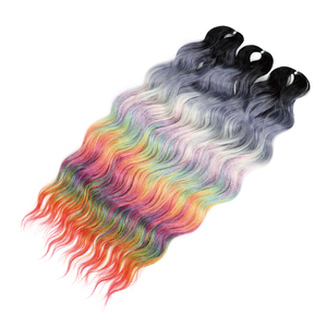 Different Color Heat Resistant Synthetic Fiber High Quality <strong>Braiding</strong> <strong>Hair</strong> Crochet <strong>Braiding</strong> Premium Synthetic <strong>Hair</strong> Extensions - Product Image 2