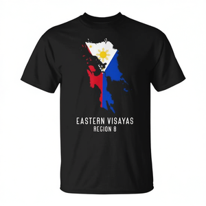 Camiseta con mapa de Visayas Oriental, región 8, diseño orgulloso de Filipinas - Product Image 2