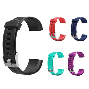 Pulsera de repuesto de goma deportiva de alta calidad, hebilla de Metal, correa de reloj inteligente de TPU para <span class=keywords><strong>ID115Plus</strong></span> HR - Product Image 3