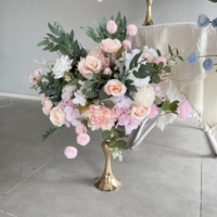 Boule de fleurs de mariage 50/60/70/80 cm, rose rouge, fleur artificielle, pour la décoration de fête de mariage