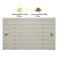 Kit d'éclairage de croissance Led Samsung LM301H Board avec spectre parfait