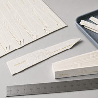 Bandes de test de parfum en papier, bandes olfactives, bandes de test de parfum personnalisées avec logo estampé or, faible MOQ, vente en gros