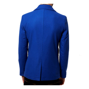 Cina produttore di lana blu di alta qualità abito Design <span class=keywords><strong>Cashmere</strong></span> <span class=keywords><strong>cappotto</strong></span> invernale da <span class=keywords><strong>uomo</strong></span> - Product Image 2