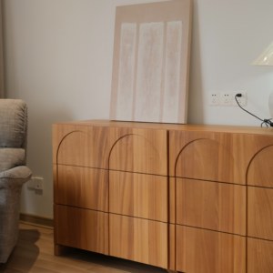 Hot Sale Chest of <strong>Drawers</strong> Mid-century Modern Wood <strong>Walnut</strong> Girls Dresser Moder Chest of <strong>Drawers</strong> <strong>Drawer</strong> Storage Cabinet - Product Image 3