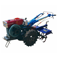 Tracteur agricole de 16 ch, mini-presse à balles de foin, tracteur à chenilles, presse à balles de foin, machine à paillis avec tracteur à chenilles