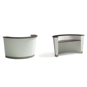 New Products Small Counter Curved <b>Desk</b> for Sale Reception Unit - Product Image 1