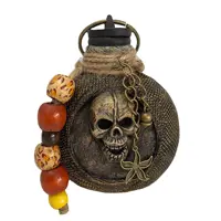 Huaqi RQ0109 flacon de rome Pirate Halloween crâne Pirate bouteille de rome ornement de bureau ornement de décoration de la maison
