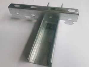 Chất lượng cao trọng lượng nhẹ thép mạ kẽm Keel c-phần xà gồ ASTM vách thạch cao phân vùng kim loại Stud theo dõi các thành phần lưới Trần - Product Image 2