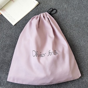 Bolsa de Lona de Algodón Ecológica Reciclable Personalizada al por Mayor con Logotipo Personalizado para Zapatos y Ropa - Product Image 5