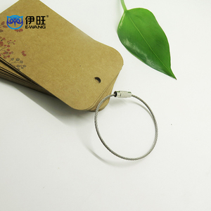 EWANG Screw Lock Cable Rope Stainless Steel Wire Keychain <b>Keyring</b> - Product Image 4