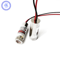 Module Laser w à faisceau à points rouges, focalisable, 5V 650nm Laser 5mw Point