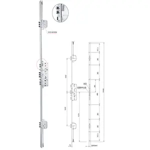 New design safe door multi points Motise Door Locks series