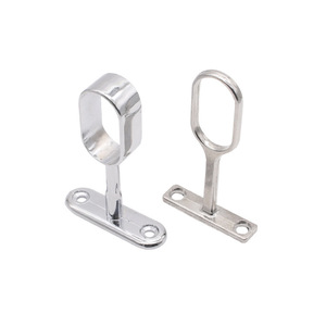 Support de tringle à vêtements en alliage de zinc, fixation au plafond, support de tringle de penderie non détachable D057BD057 - Product Image 4