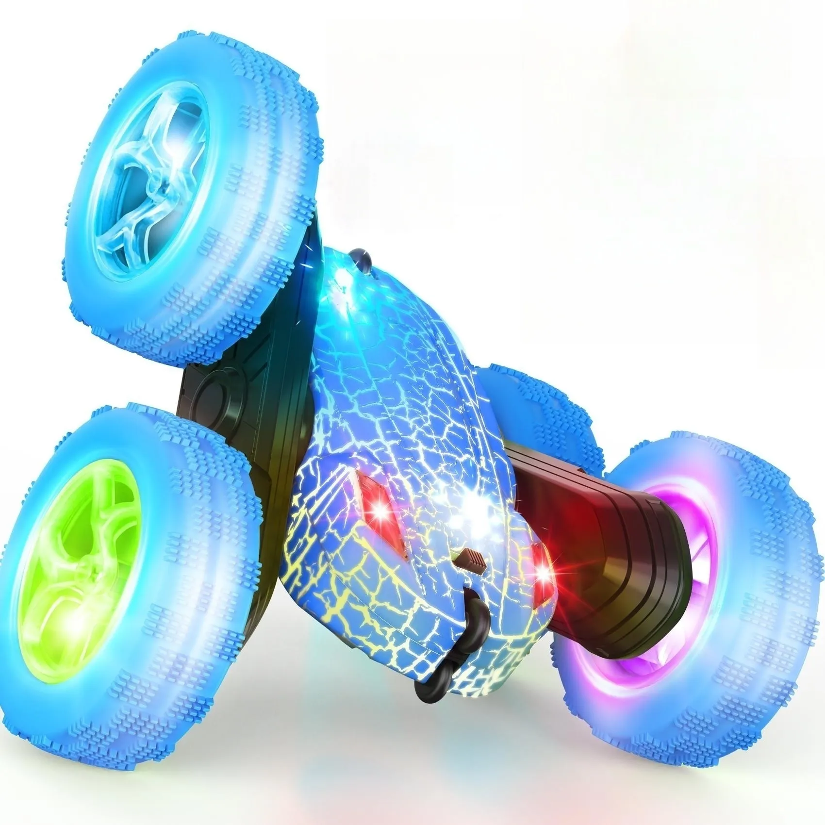 Alta Qualidade Duplo Lado 4X4 RC Stunt Car Crianças Rádio Controle Brinquedos Gesto Controlado À Mão RC Car Com Música E Luz