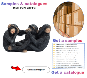 The Hear-No See-No Speak-No Evil decoración de la oficina en casa estatua de tres monos - Product Image 5