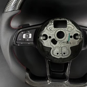 Volant de haute qualité adapté à Volkswagen Polo gti Scirocco GTS GTE GLI R-Line <span class=keywords><strong>Golf</strong></span> <span class=keywords><strong>6</strong></span> Mk4 Mk5 Mk7 <span class=keywords><strong>GTD</strong></span> CC - Product Image 3