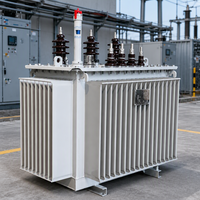 Transformateur de puissance triphasé immergé dans l'huile Huayaoda S11-10, entrée 0,4 kV 10 kV, sortie 400 V, trois enroulements