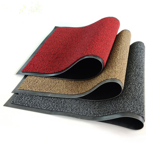 Alfombra Comercial de Polipropileno Personalizada con Bucle, Tapete Rectangular para Exteriores de PVC Antideslizante y Resistente al Desgaste, Color Café Oscuro - Product Image 2
