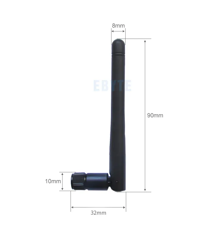 TX433-JK-11 Factory hot sale 2.5dBi 433M wireless antenna 433mhz rubber omnidirectional antenna for communications