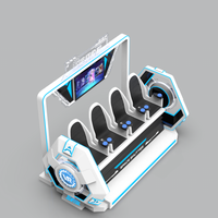 Simulador de Vuelo de Transbordador Espacial VR Interactivo de 4 Asientos de Source Factory para una Experiencia de Realidad Virtual Inmersiva 9D al Aire Libre