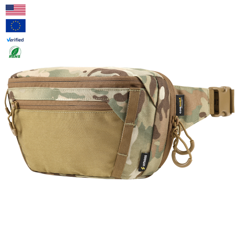 Cordura Tactical Fanny Pack Camouflage Nylon