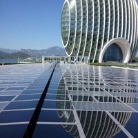 Panneau solaire hybride PVT 450W, module photovoltaïque thermique à plaque plate, utilisation domestique, extérieure, hôtel, camping-car, piscine - Compact, pour l'eau