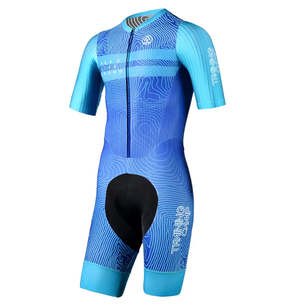 Tarstone OEM sublimation print custom team cycling trisuitleatt bicycle skin suit bike speed suit bespoke cycling triathlon suit