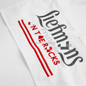 Vente en gros de tabliers de <span class=keywords><strong>cuisine</strong></span> de chef en coton polyester imperméable avec logo <span class=keywords><strong>brodé</strong></span> <span class=keywords><strong>personnalisé</strong></span> pour les cafés restaurants <span class=keywords><strong>tablier</strong></span> de <span class=keywords><strong>cuisine</strong></span> - Product Image 4
