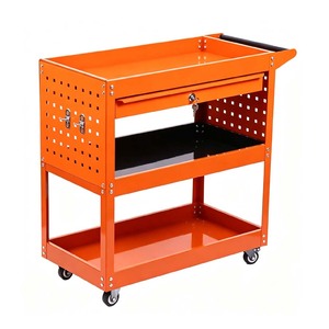 Armoire à outils en acier pour atelier de réparation automobile, étagères amovibles, capacité de charge de 300 kg, serrure à clé, longueur personnalisable, garantie de 3 ans - Product Image 5