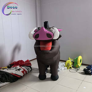 Costume de dessin animé gonflable de conception de <span class=keywords><strong>sanglier</strong></span> personnalisé pour les représentations scéniques annonçant des objets gonflables - Product Image 6