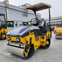 Rouleau compresseur vibrant XMR303 de 3 tonnes à double tambour utilisé pour la construction Mini rouleau compresseur compacteur de sol haute performance