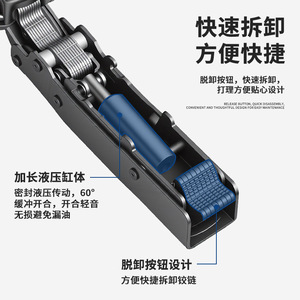Zuogang Aluminum Frame <b>Door</b> 3D Adjustable Hydraulic <b>Hinge</b> Silent Buffer With Quick Release Installation - Product Image 4