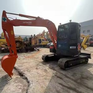 Mini-excavatrice Hitachi Zaxis 55 d'occasion, Japon, 5,5 tonnes, Zx55usr, avec moteur, boîte de vitesses, PLC - Faible nombre d'heures de fonctionnement, à vendre - Product Image 6