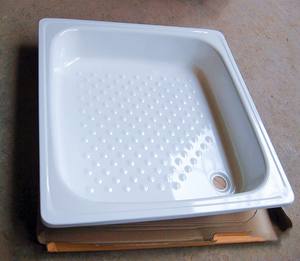 Receveur de douche en acier émaillé Baignoire en acier émaillé <span class=keywords><strong>Plaque</strong></span> de douche en acier céramique carrée pour salle de bain Taille 70/80/<span class=keywords><strong>90</strong></span> <span class=keywords><strong>cm</strong></span> - Product Image 3