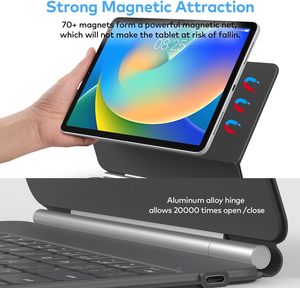 Étui Clavier Magnétique Personnalisé pour iPad 10e et 11e Génération A16 avec Trackpad Multi-Touch, Support Flottant Cantilever et Protection Anti-<span class=keywords><strong>Chute</strong></span> - Product Image 4