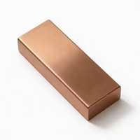 Barre de cuivre pur de 1 kg, taille standard, pour collection et stockage