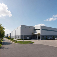 Bâtiment d'atelier en acier préfabriqué résistant aux intempéries pour les projets d'usines industrielles et d'entrepôts