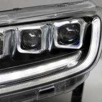 Paires de phares LED 60W 6000K 12V Plug and Play modifiés pour Ford Everest 2016 avec DRL
