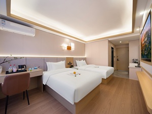 Juego <span class=keywords><strong>de</strong></span> Muebles <span class=keywords><strong>de</strong></span> Dormitorio <span class=keywords><strong>de</strong></span> Hotel <span class=keywords><strong>de</strong></span> Madera Moderna - Diseño Personalizado Duradero y Ecológico para Hostales y Complejos Turísticos - Product Image 4