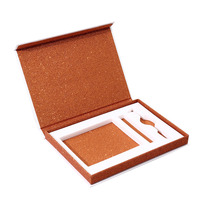 Boîtes de rangement en carton rectangulaires avec éponge intégrée pour kit de cils, emballage personnalisé OEM, étiquettes sur mesure, boîtes haut de gamme