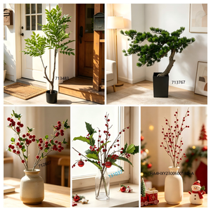 Árbol de Lavanda Artificial de 81 cm, Lavanda Esférica Artificial con Maceta de <span class=keywords><strong>Magnesia</strong></span>, Árbol Topiario para Decoración de Sala de Estar y Entrada - Product Image 4