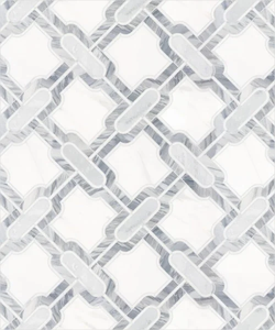 Mosaico de Mármol <span class=keywords><strong>Emperador</strong></span> Light en Forma de Abanico para Revestimiento de Paredes de Baño y Pisos, Mosaico de Mármol <span class=keywords><strong>Emperador</strong></span> Light en Forma de Escamas de Pescado - Product Image 2
