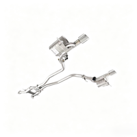 SS304 High-Flow Mid-Tail Section Auspuffanlage mit Ventilsteuerung für Dodge Durango 2011-2024 3.6L 5.7L Schalldämpfer Performance Mod