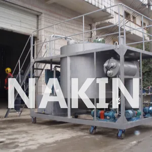 Machine de recyclage d'huile noir pour voitures, mini usine de traitement d'huile de déchets