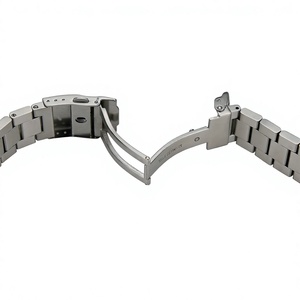 สายนาฬิกาข้อมือสแตนเลสแท้ 316L คุณภาพสูง ขนาด 22 มม. หัวโค้ง สำหรับนาฬิกา SKX007 - Product Image 4