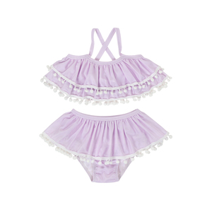 Yiwuyiyuan <strong>Girls</strong> Bathing Suits <strong>Girls</strong> Bikini Set Ruffle <strong>Swimsuit</strong> Printing Cute Two Piece <strong>Swimsuit</strong> for 1-6 Years <strong>Girl</strong> - Product Image 6