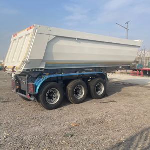 Semirremolque Volquete Trasero en Forma de U de Acero de 3 Ejes y 30-80 Toneladas en Venta - Product Image 2