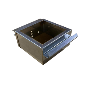 การผลิตเหล็กเคลือบผงแผ่นโลหะ CNC ปั๊มและดัดชิ้นส่วนที่กำหนดขนาดเองได้ - Product Image 1